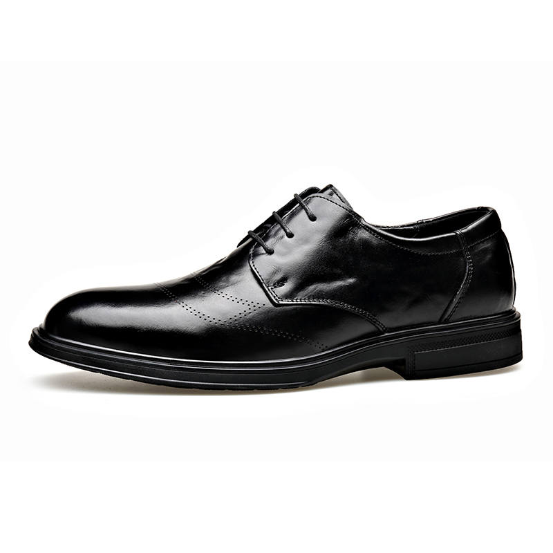 YIMINU Dress Shoes Men's Low Top Black