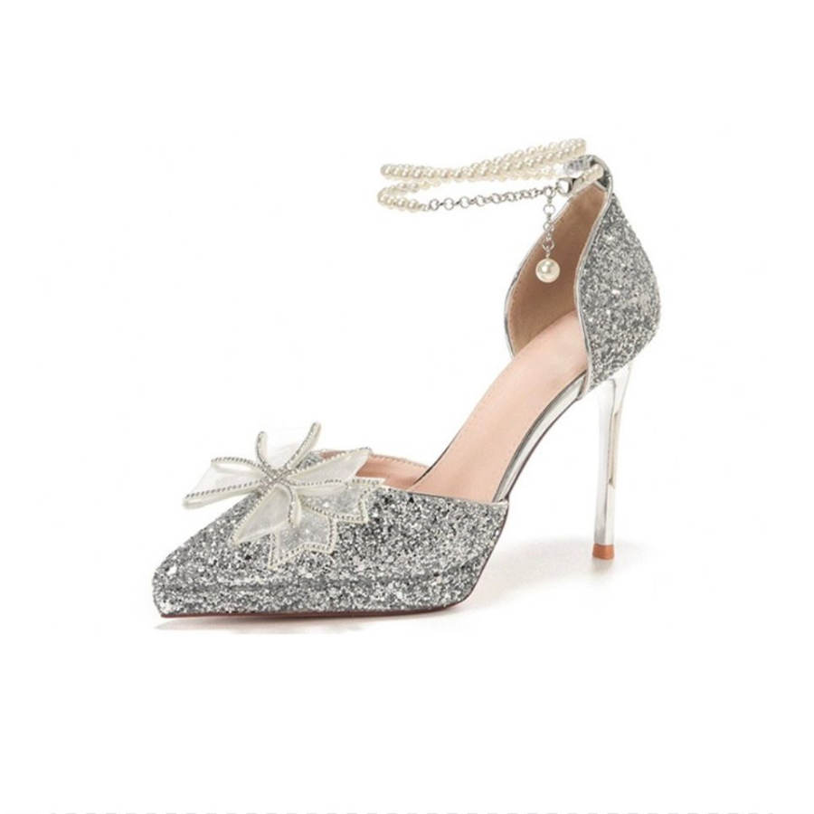 HKCP Slim Heel High Heels 10cm Women's