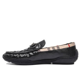 Bansley Top Grain Cow Leather Casual Shoes Men's Black