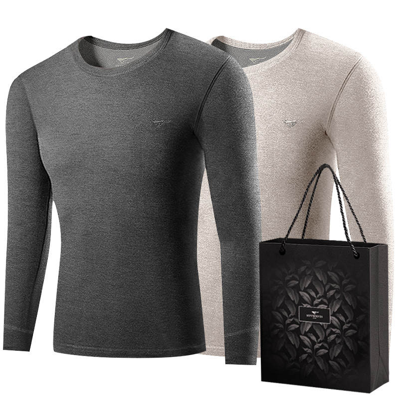 SEPTWOLVES SEPTWOLVES Thermal Top Men's 2 Pack+Shopping Bag