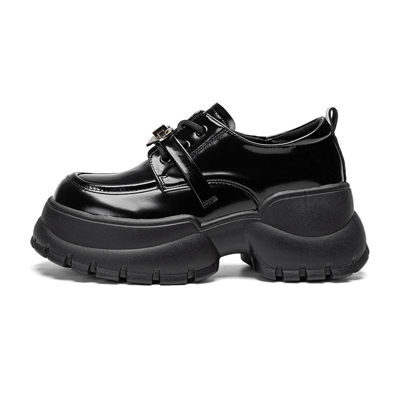 EXULL Q Pu Casual Shoes 7cm Women's Black