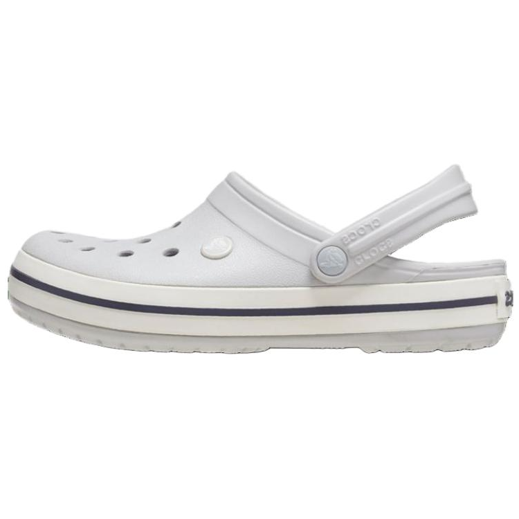 Crocs Crocs Crocband Comfortable And Trendy Clogs Unisex Gray