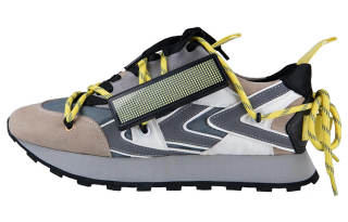 WATER THE PLANT Low top Casual Shoes Unisex Gray Yellow
