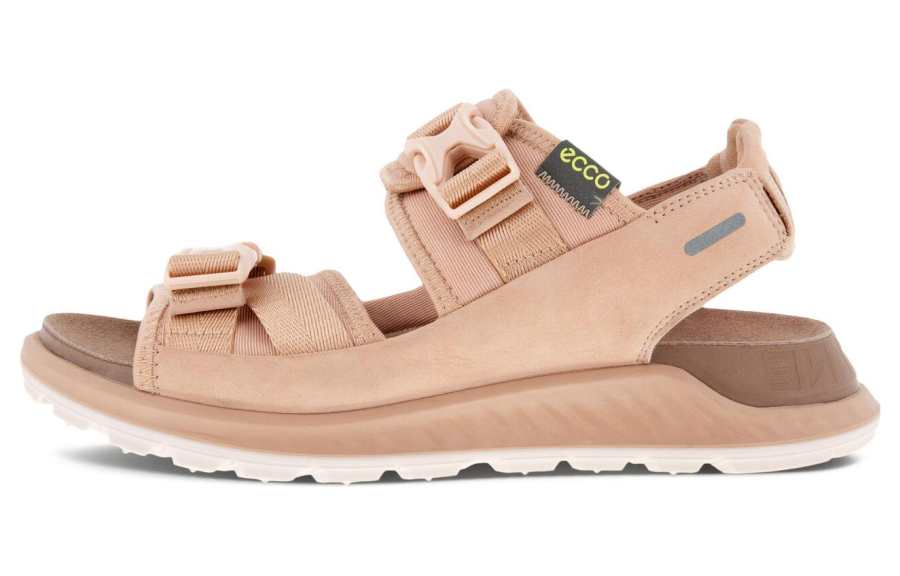 Ecco Ecco Exowrap 2 Leather, Textile Stylish Sandal Women's Pink