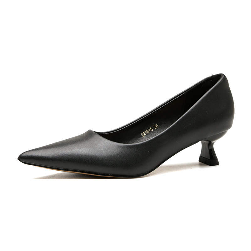 ZUOMILUO Microfiber Leather Slim Heel High Heels 5CM Women's