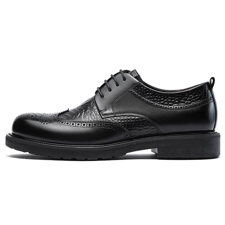 LAORENTOU Dress Shoes Men's Low Top Black/Brown