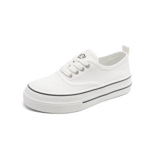 PAUL FRANK Low top Canvas Shoes Women's White