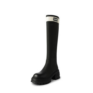 PWPJ Knee High Boots Women's Dark Brown