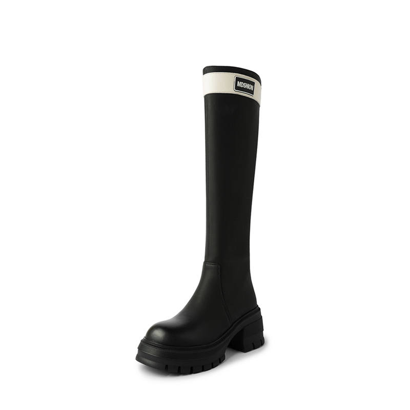 PWPJ Knee High Boots Women's Dark Brown