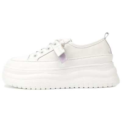 C°BANNER Low top Skateboard Shoes Women's Beige Purple