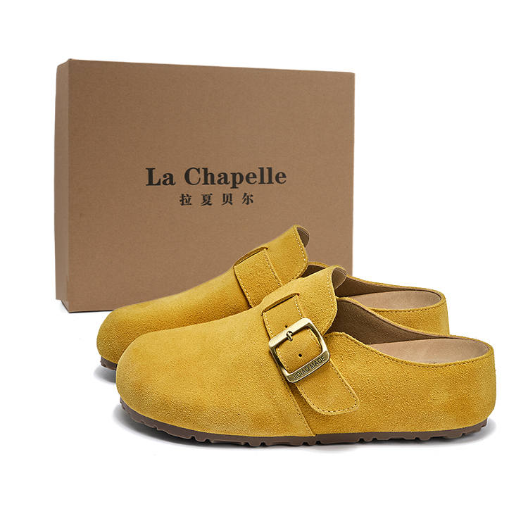 La Chapelle Closed Toe Birkenstock Shoes Women's Yellow