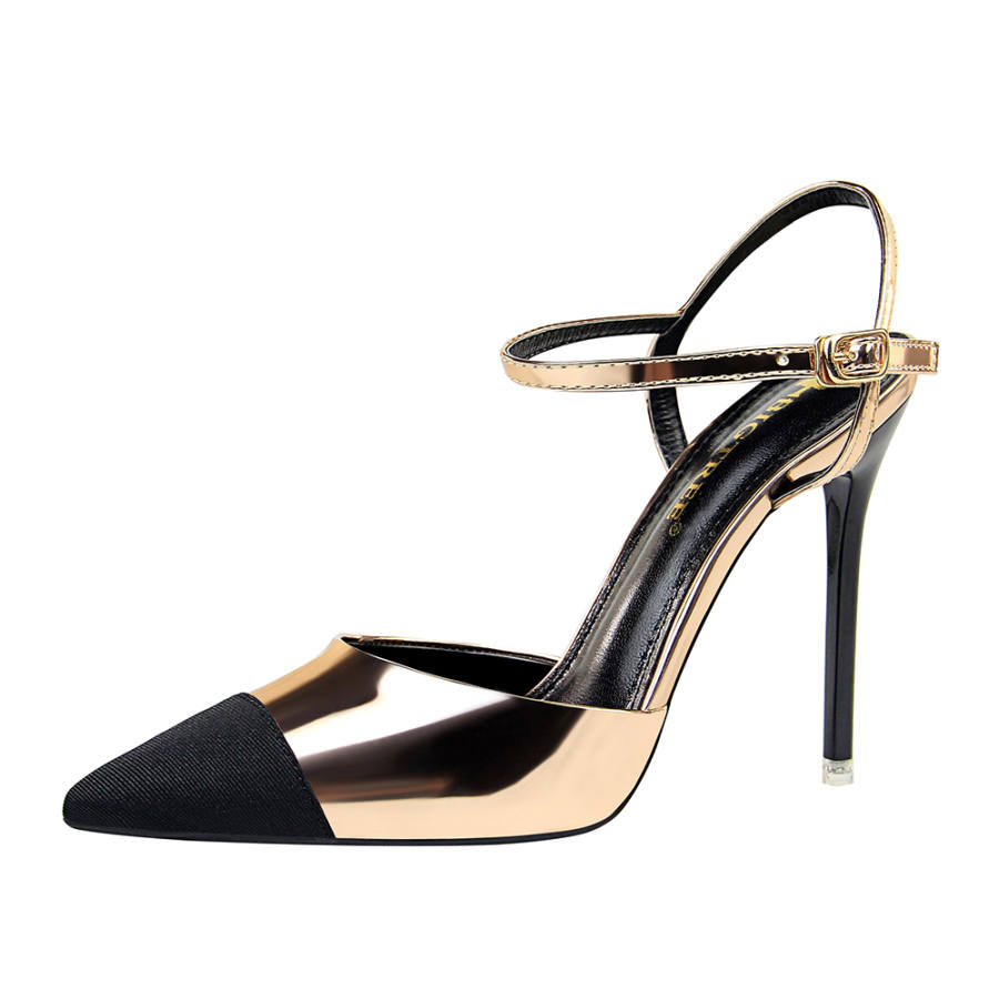 QITUMAUL Slim Heel High Heels 11cm Women's