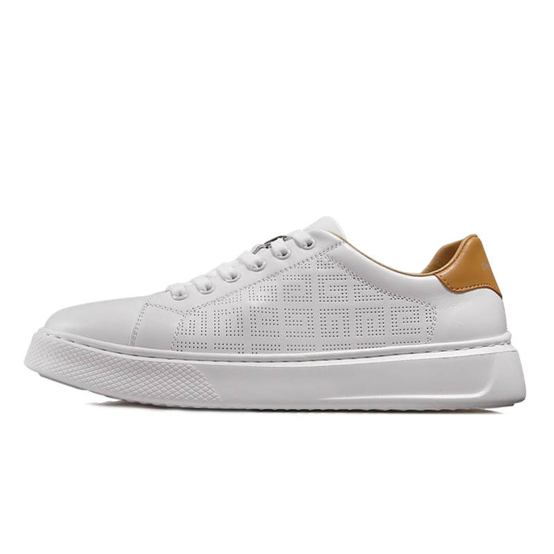 Bansley Top Grain Cow Leather Skateboard Shoes Men's
