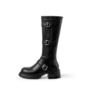 MIAOLV Microfiber Leather Knee high Boots 5.2CM Women's