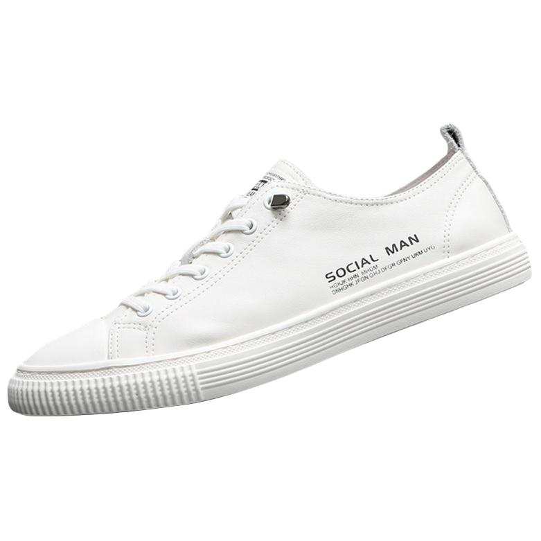 ZUOSAISI Top Grain Cow Leather Low top Skateboard Shoes Men's