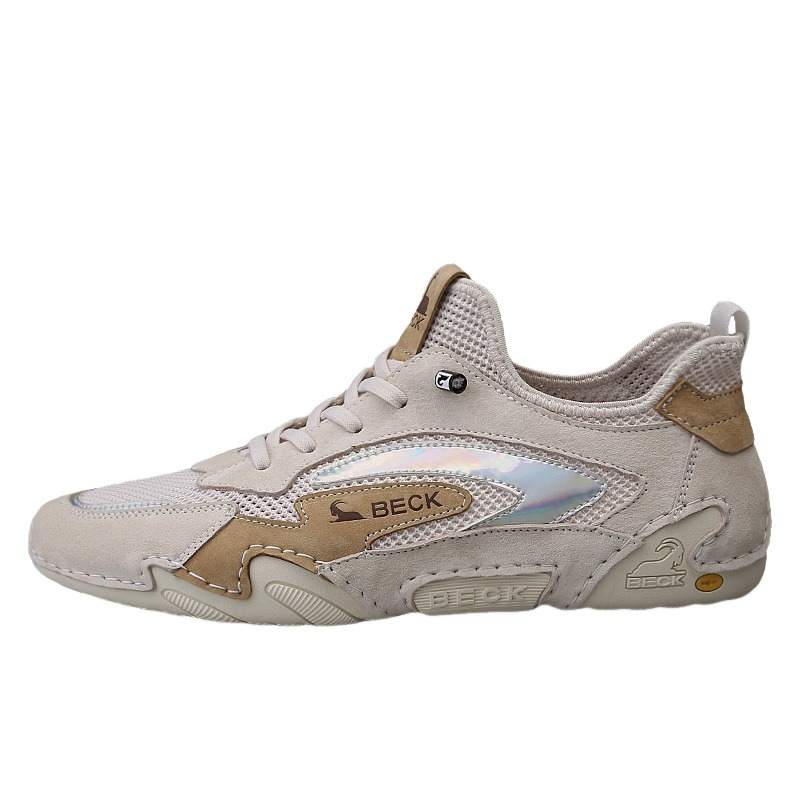 BECK Wild Echo Collection Textile, Pigskin Low top Casual Shoes Unisex