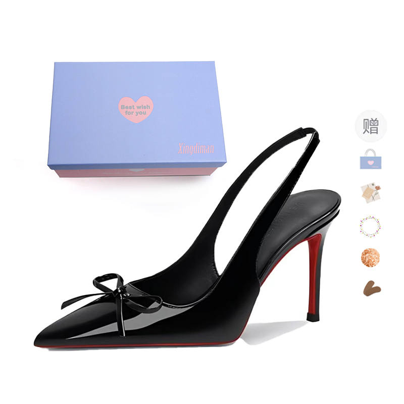 Xingdiman Pu Slim Heel High Heels Women's
