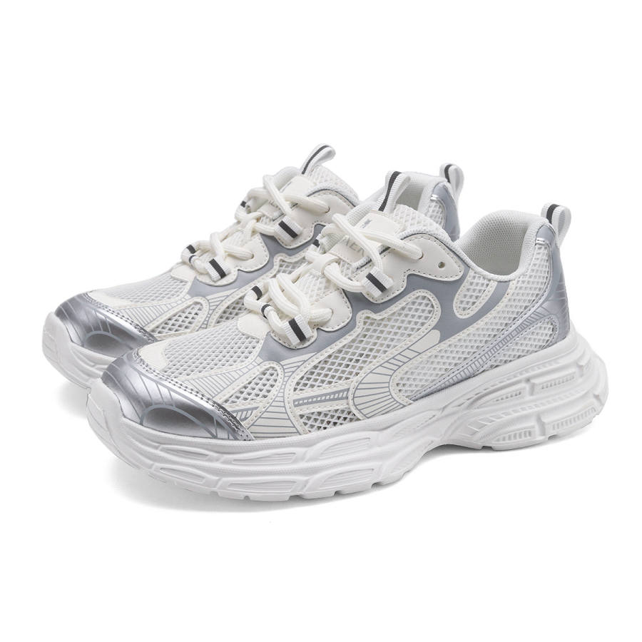 FOXER Height Increasing Abrasion Resistant Height Increasing Abrasion Resistant Low top Chunky Sneakers Women's