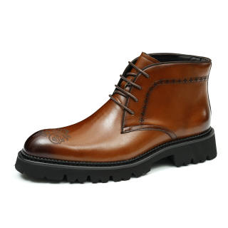 ASTON M.JAZZ Ankle Boots Men's Black/Brown
