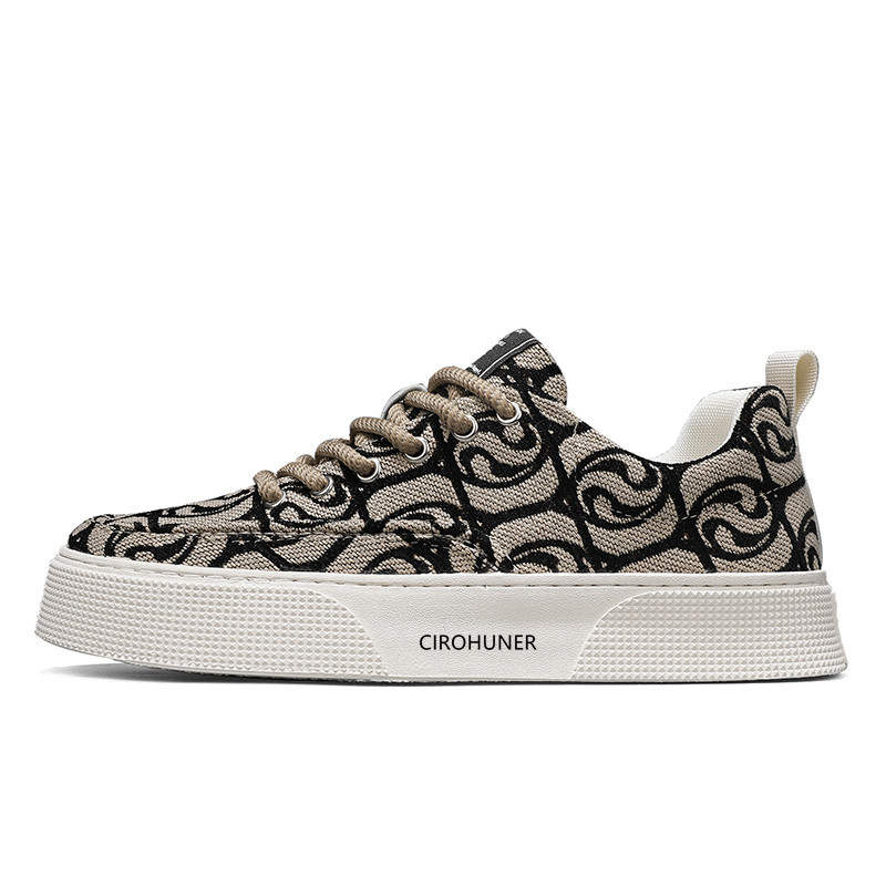 CIROHUNER Breathable Lightweight Breathable And Lightweight Low top Canvas Shoes Men's
