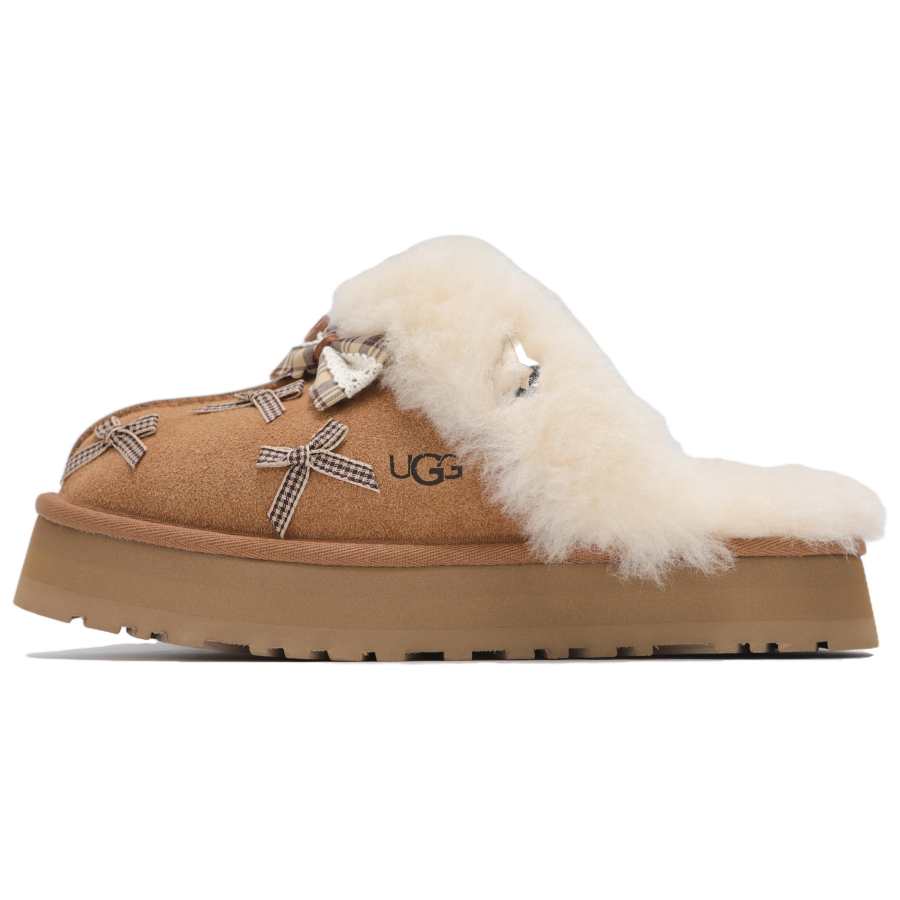 UGG Slip Resistant Slip Resistant Closed Toe Slippers Women's Chestnut Brown