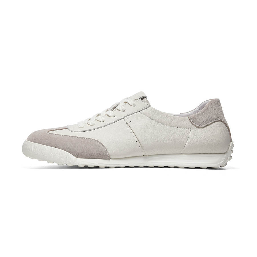 Millies MILLIE'S Cow Leather Casual Shoes Men's White Gray