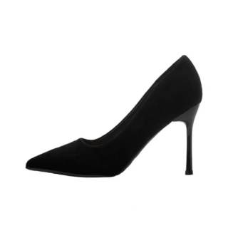 CHILI Slim Heel High Heels Women's Black