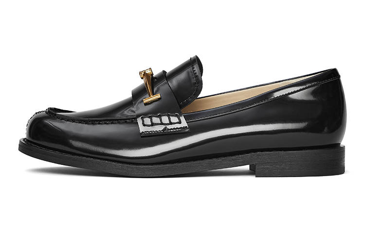 73Hours Slow Tempo Loafers 1.5cm Women's Black