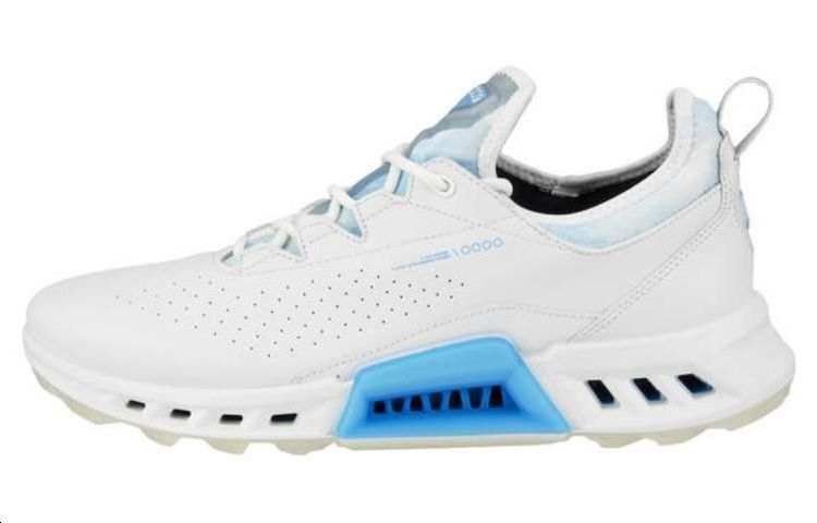 Ecco Leather Minimalist Fashion Low top Sports Casual Shoes Men's White