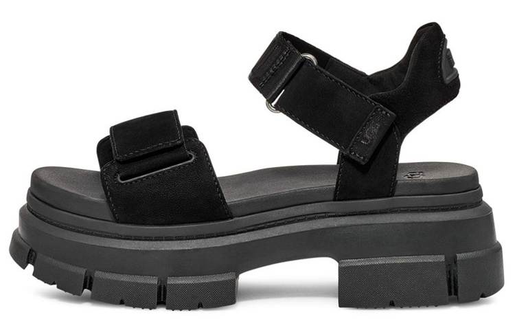 UGG UGG Leather Stylish Sandal Women's Black