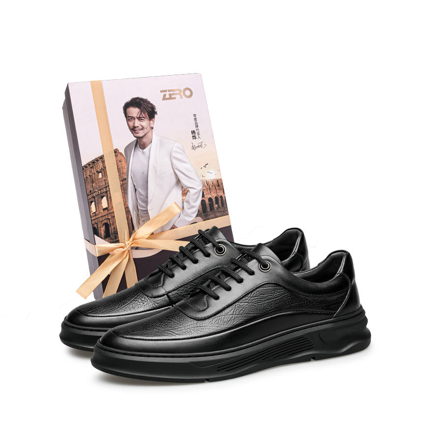 ZRO Low-Top Casual Shoes Men's Black/Brown