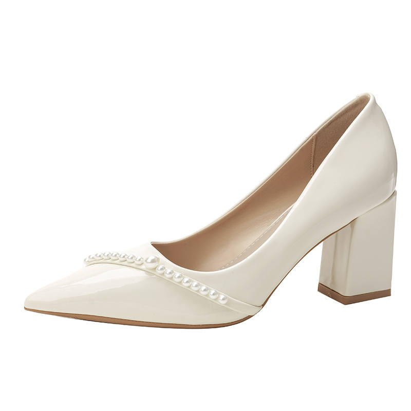 JIUXINGDAO Chunky Heel High Heels Women's