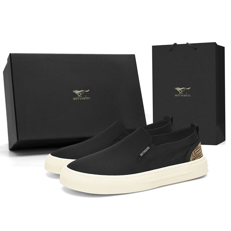 SEPTWOLVES SEPTWOLVES Low top Canvas Shoes Men's Black