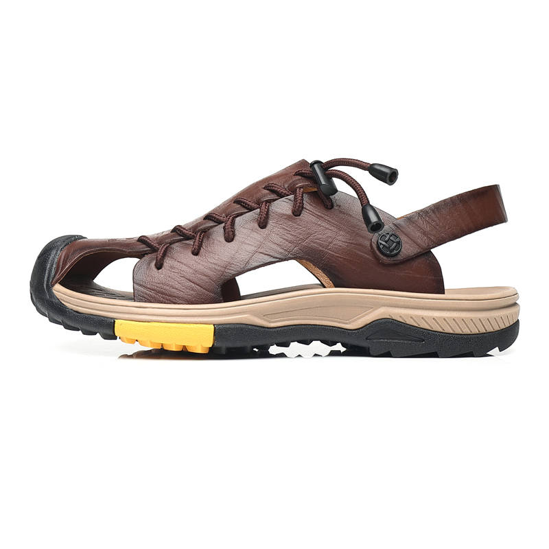 JIGONGYANG JIGONGYANG Microfiber Leather Beach Sandals Men's