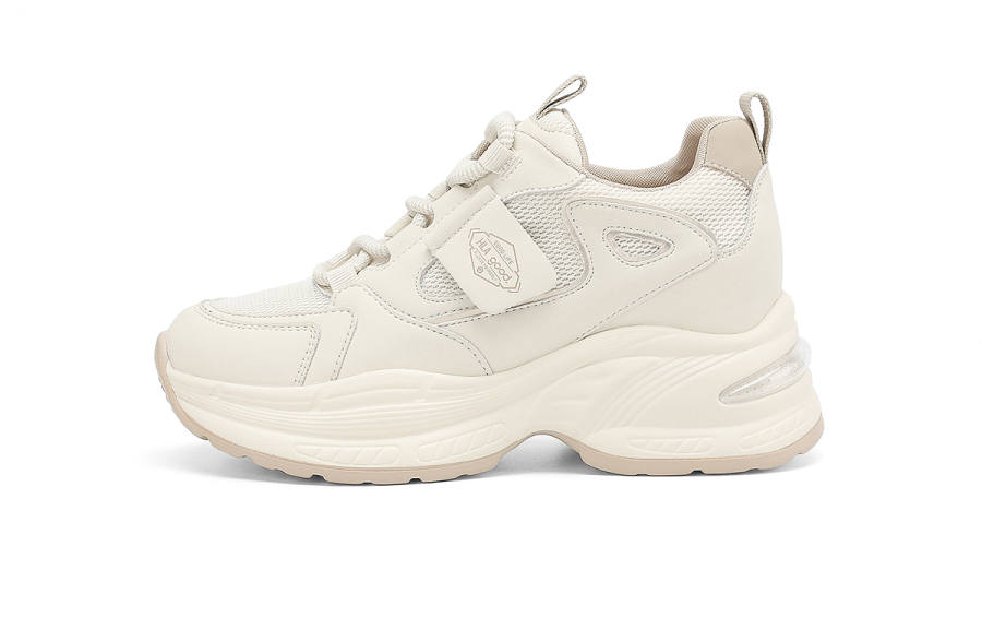 HLA Synthetic Leather, Textile Abrasion Resistant Abrasion Resistant Low top Chunky Sneakers Women's