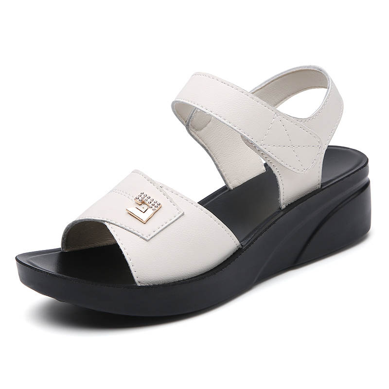 Reivantix Reivanti Fashion Trend One Strap Sandals Women's Beige