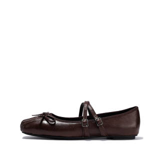 Brut Ros′e Sheepskin Mary Jane Shoes Women's