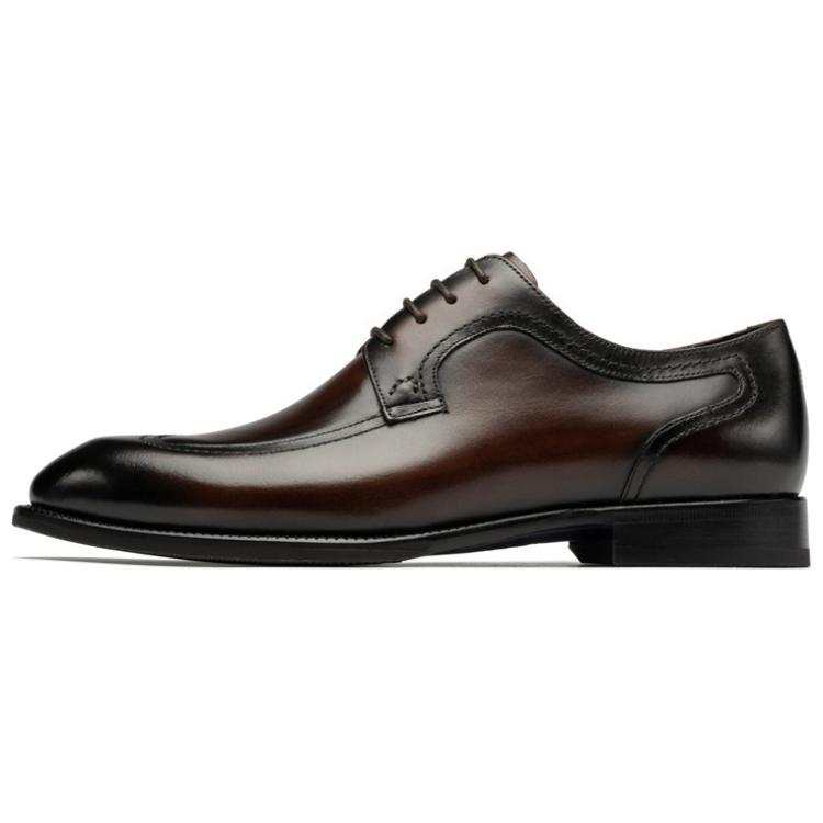 ROBERTA DI CAMERINO Cow Leather Dress Shoes Men's Coffee