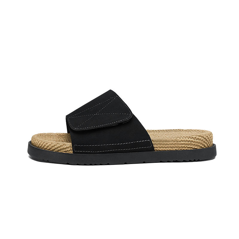 CAOZE Stitching Slip Resistant Odor Resistant Abrasion Resistant Quick Dry Slide Slippers Men's
