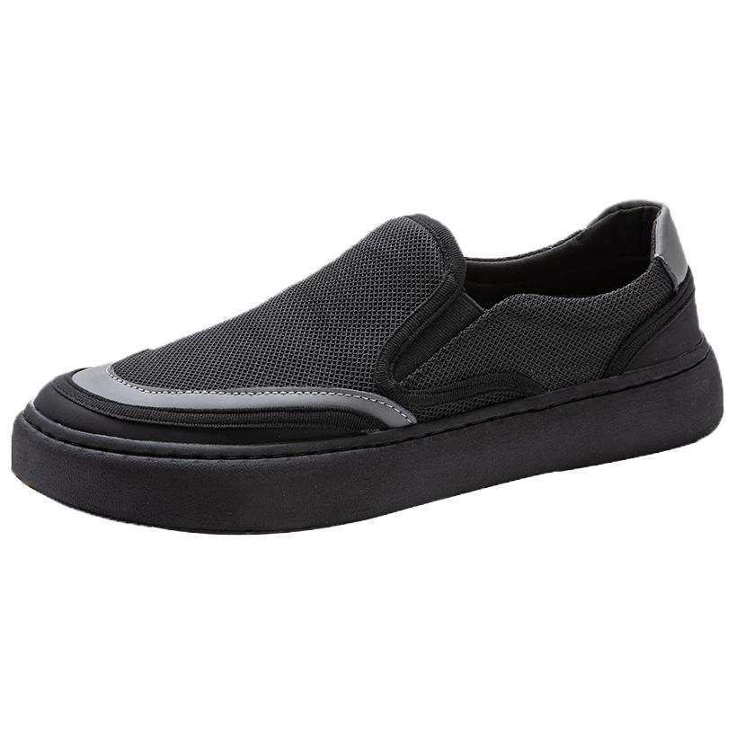 MINGYITU Low top Casual Shoes Men's Black