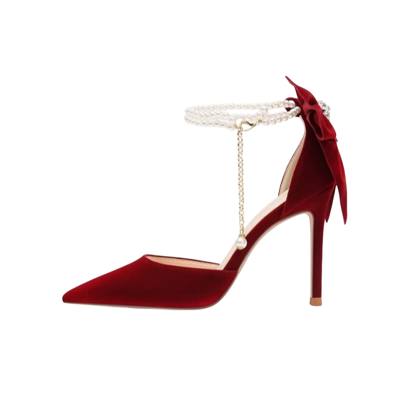 Xingdiman Suede Slim Heel High Heels Women's