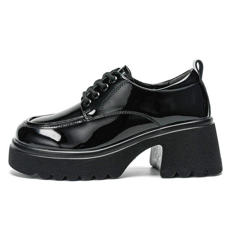 EXULL Q Pu Casual Shoes 6CM Women's Black