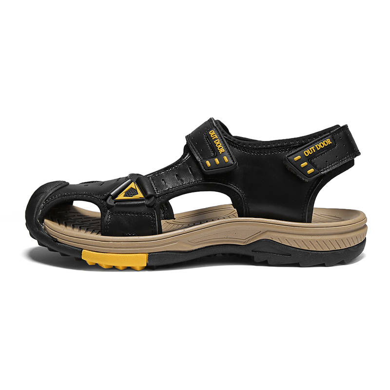 JIGONGYANG JIGONGYANG Beach Sandals Men's Brown/Black