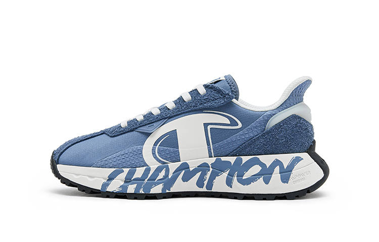Champion Slip Resistant Slip Resistant Low top Running Shoes Men's Blue