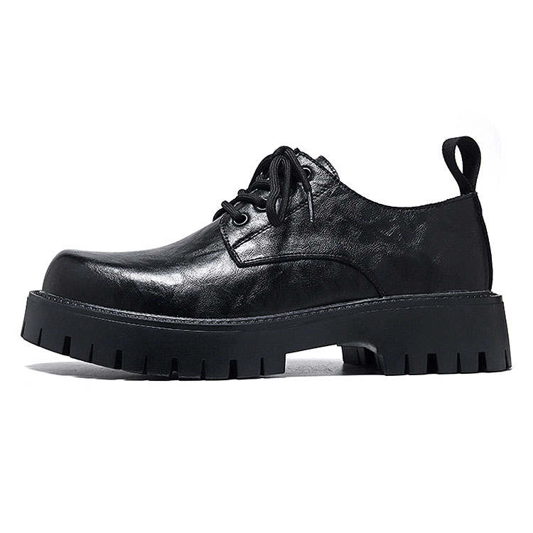 KAQIAODI Microfiber Leather Casual Shoes Men's Black