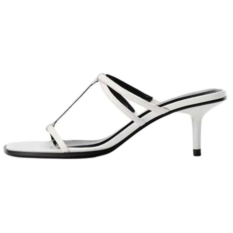 ZARA Slide Slippers Women's White