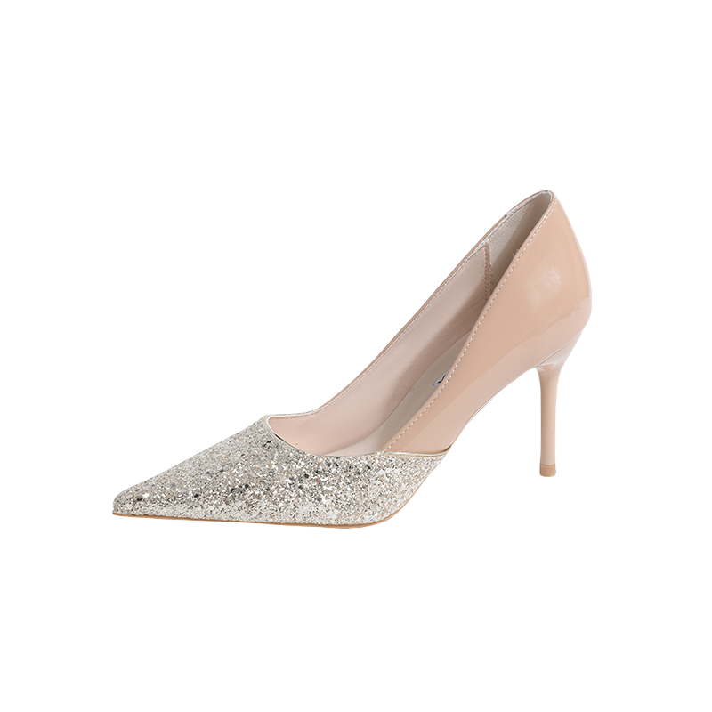 Xingdiman Pu Slim Heel High Heels Women's