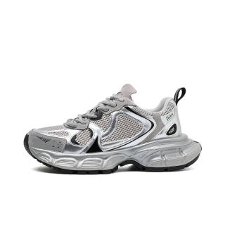 CHIBANG Cow Leather Height Increasing Height Increasing Low top Chunky Sneakers Women's