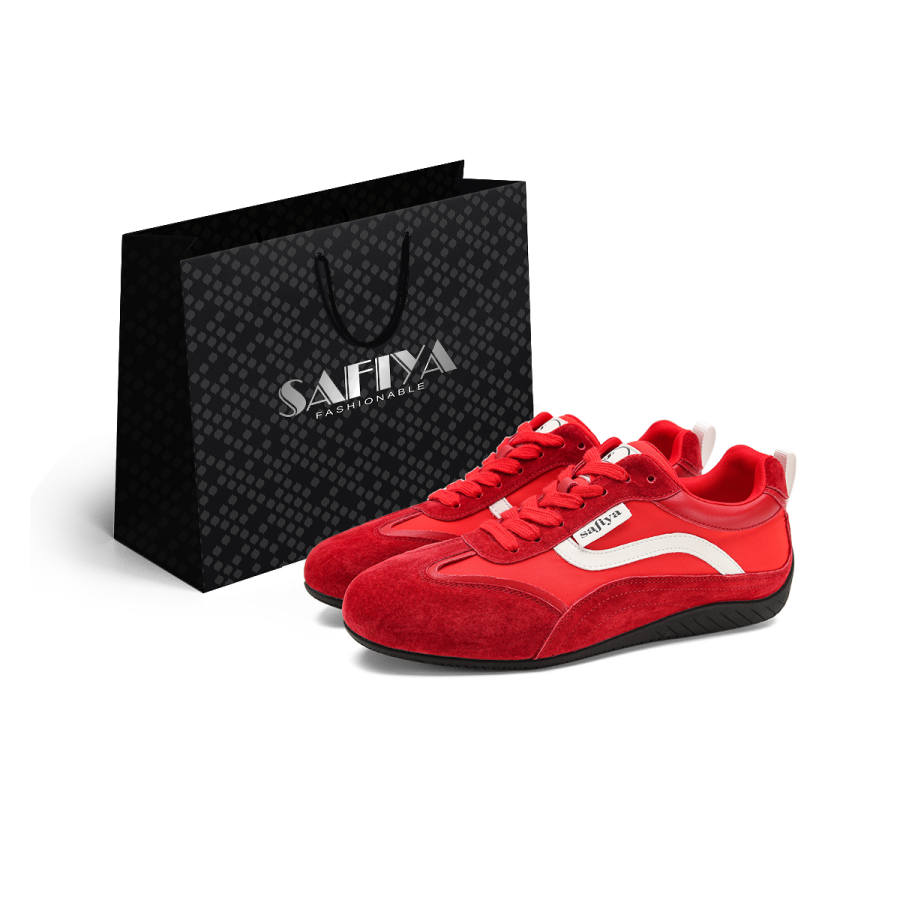 Safiya Low top Casual Shoes Unisex Red
