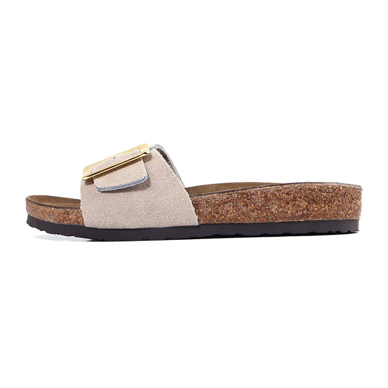 DONGYUANWUZUO Slide Slippers Unisex Light Gray